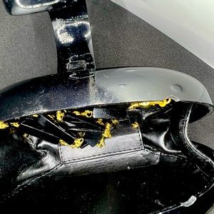 Acrylic black clutch